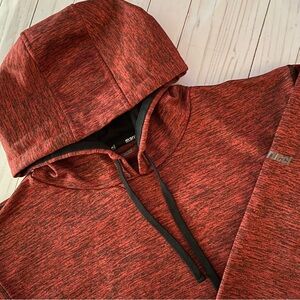 MARUCCI Hoodie Pullover Adult Large Red/Black Marled